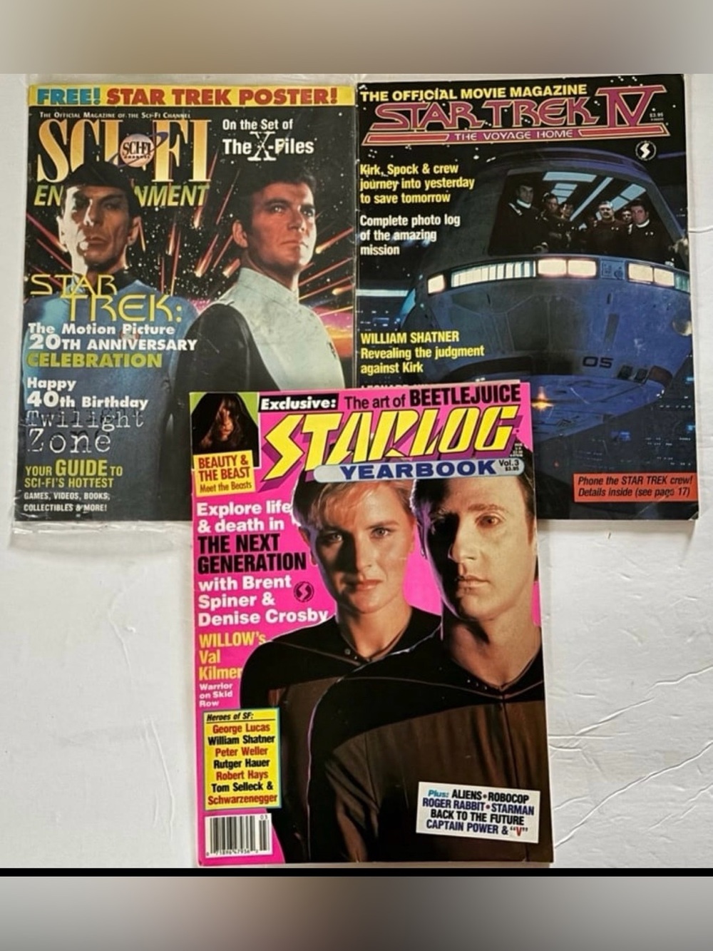 Star Trek magazine lot